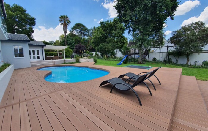 Composite wood decking Morningside